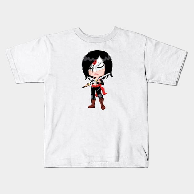 Katana Kids T-Shirt by InesBarrosArt